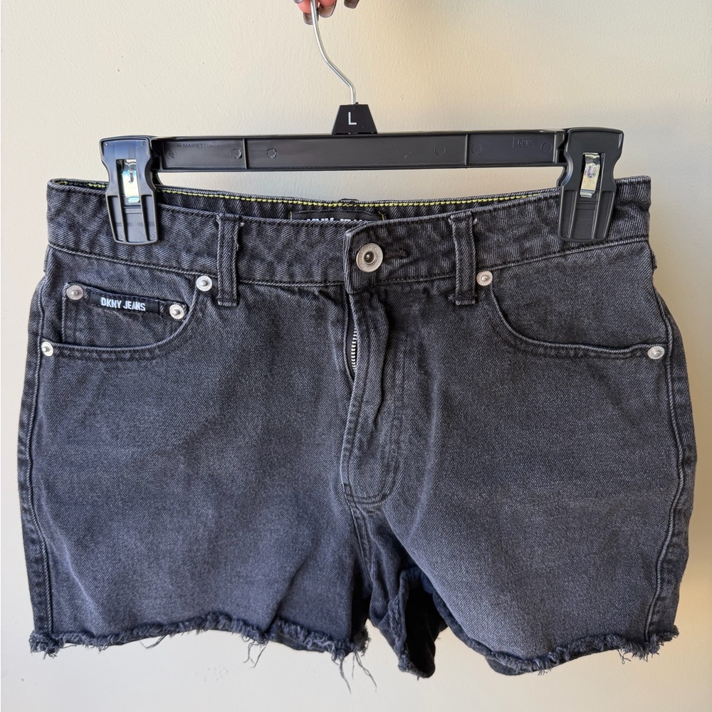 DKNY Women's Charcoal Jean Shorts